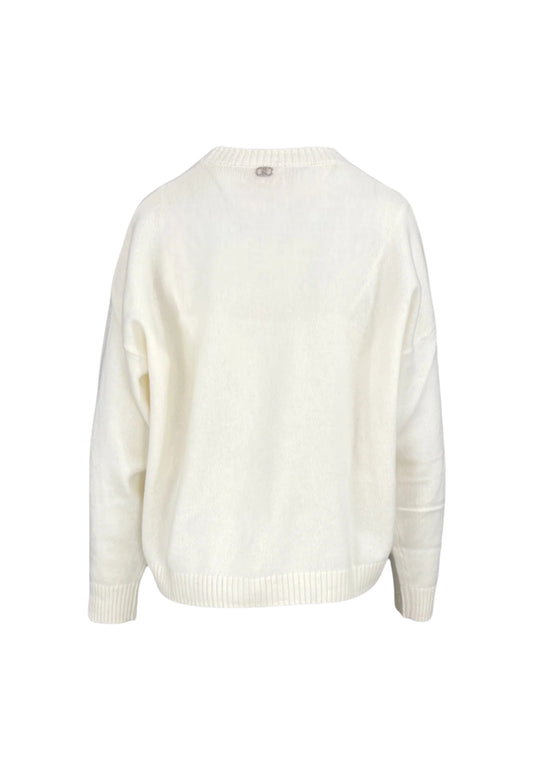 Maglione A Girocollo Donna Liu Jo Con Cut-Out  MF5039MS009