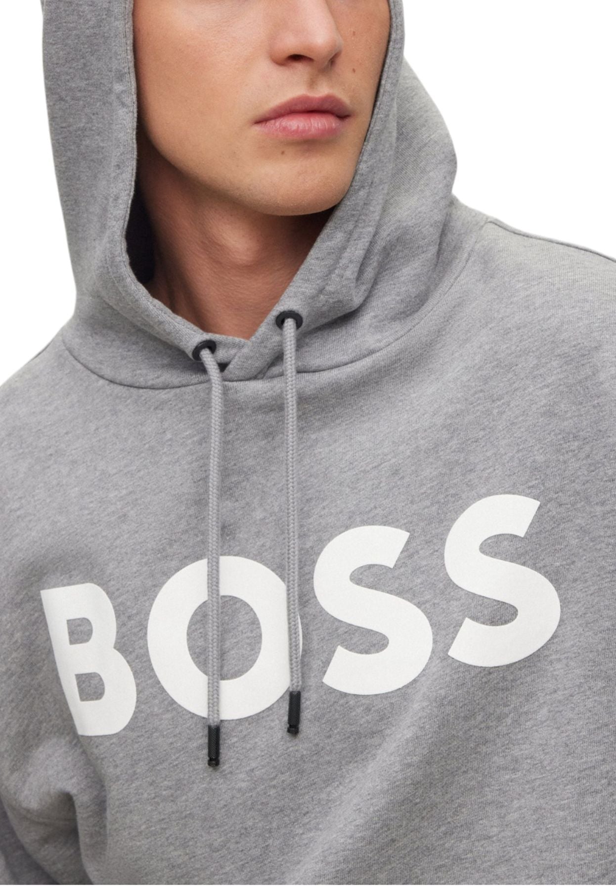 Felpa Con Cappuccio Uomo Boss WebasicHood 50487134