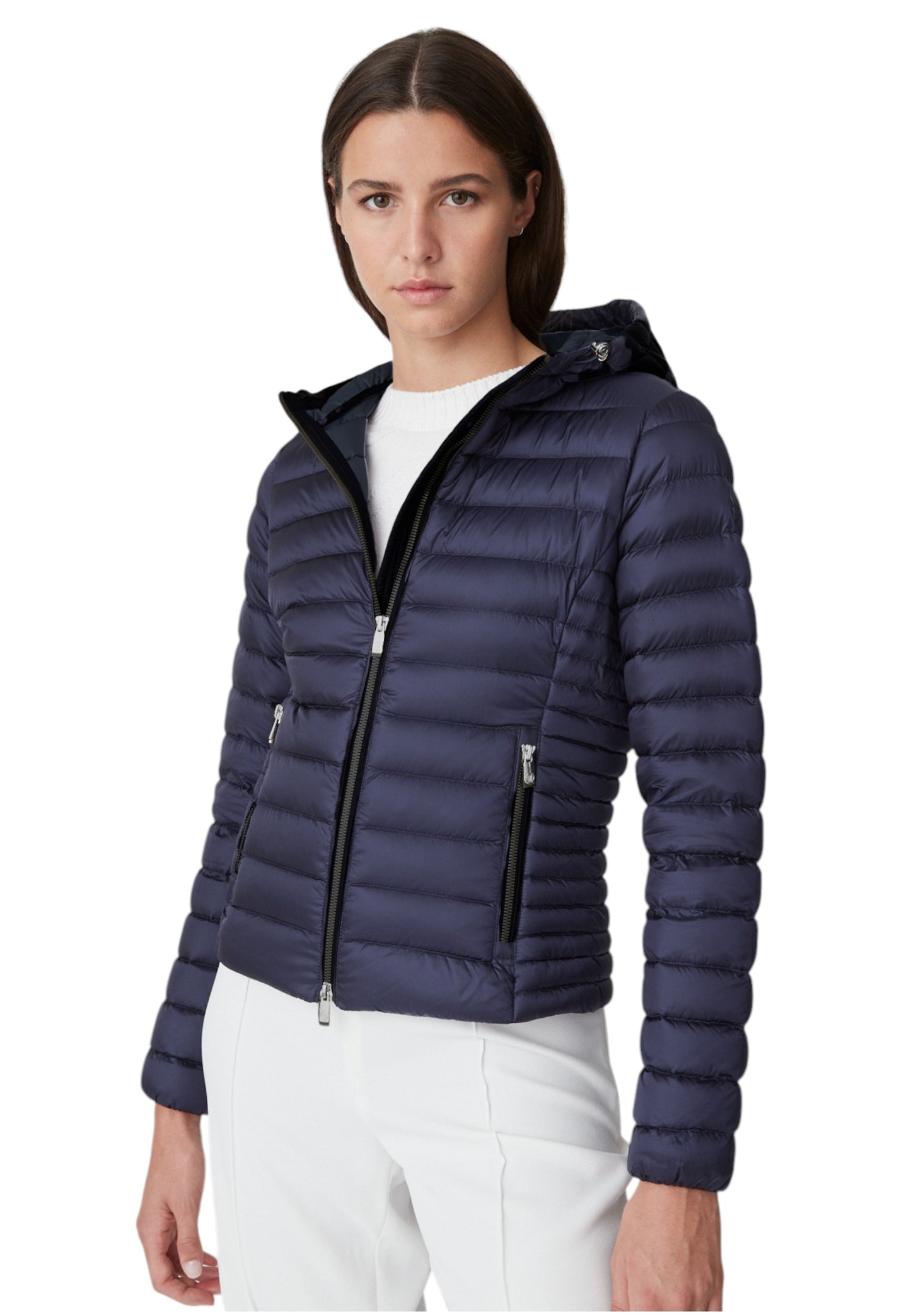 Piumino Corto Donna Ciesse Piumini 800Fp Vera Piuma Con Cappuccio Aghata 233CFWJ02098N1C10D