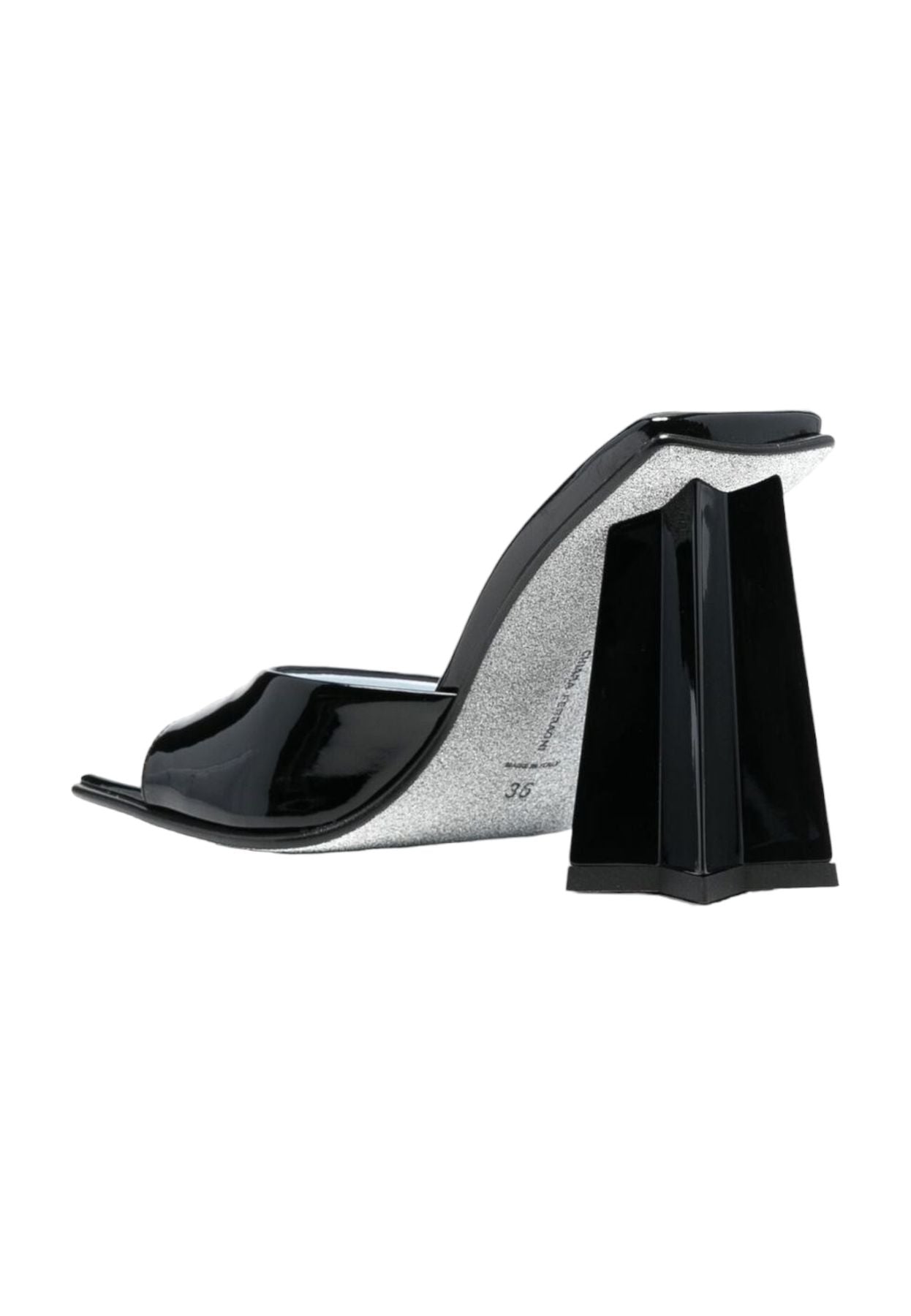 Sandali Con Tacco Donna Chiara Ferragni Star Heel 100 Mule Patent CF3139