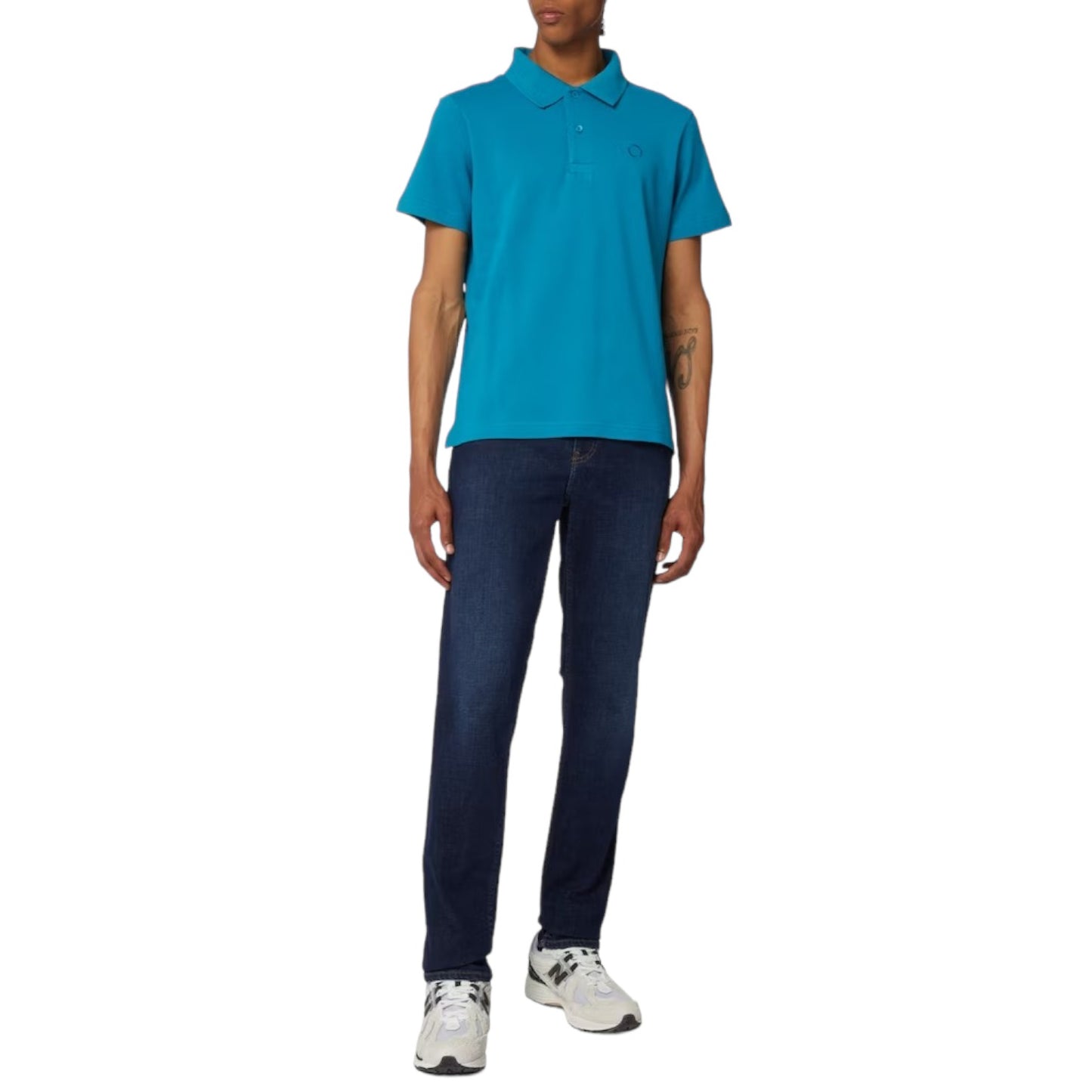 Polo Manica Corta Uomo Trussardi Greyhound Embroidery Cotton Piquet 52T00712-1T005648