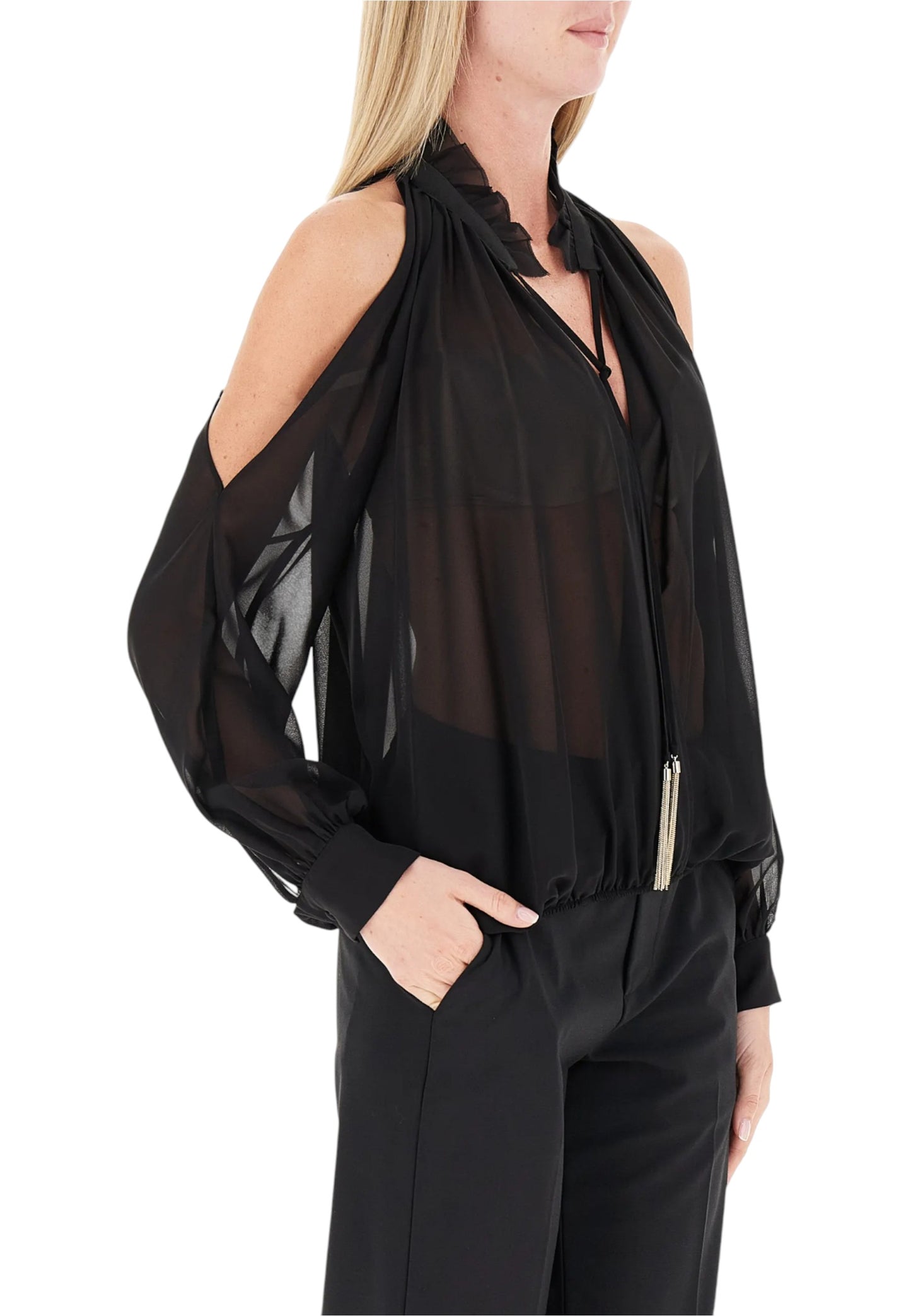 Blusa Manica lunga Donna Liu Jo Con Cut-Out CF5396TS869