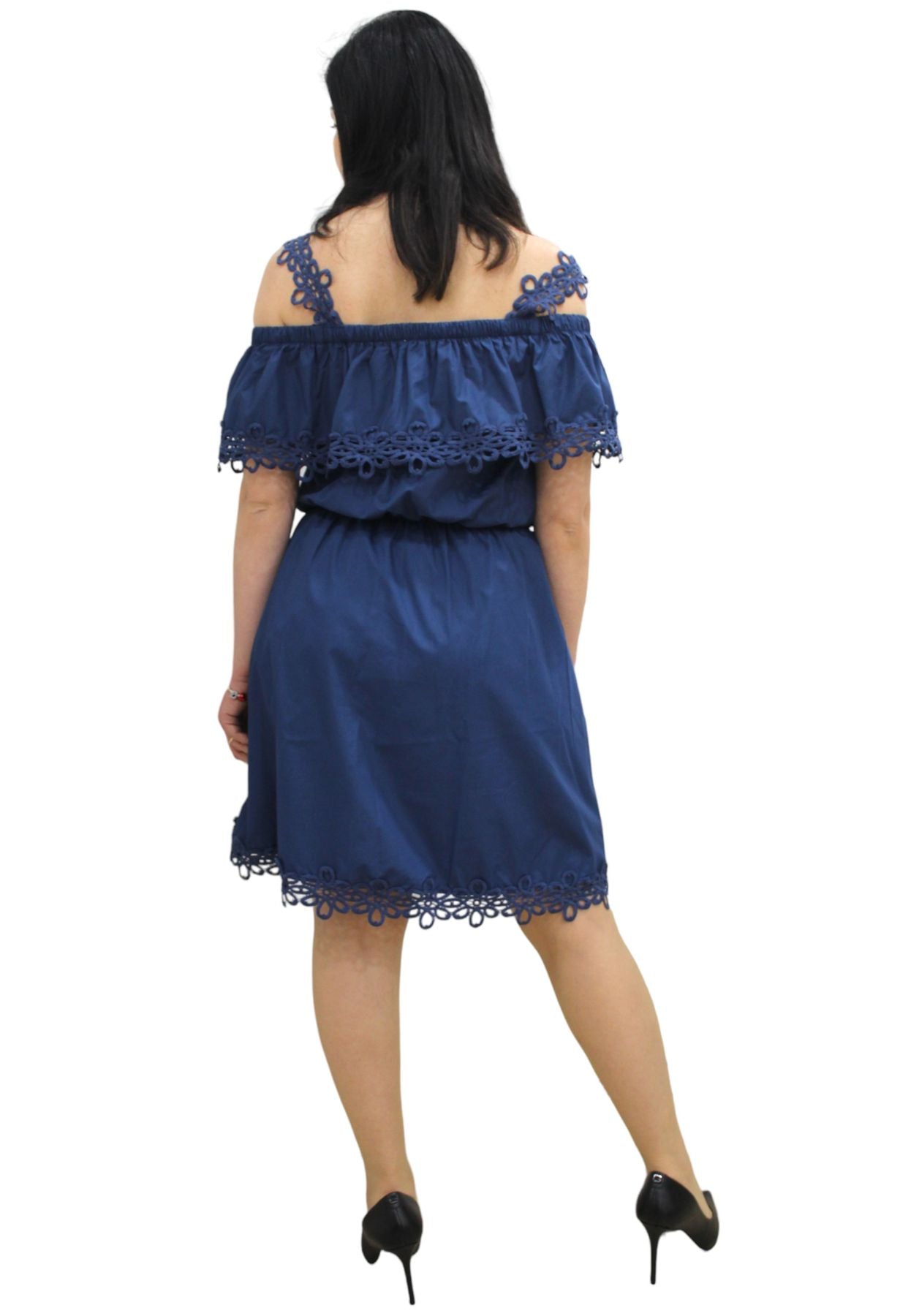 Vestito Corto Donna White Wise WW28225