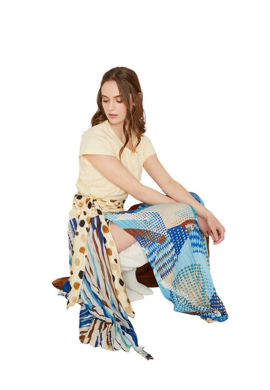 Blusa Donna Manila Grace Bimateriale S3JT093CU