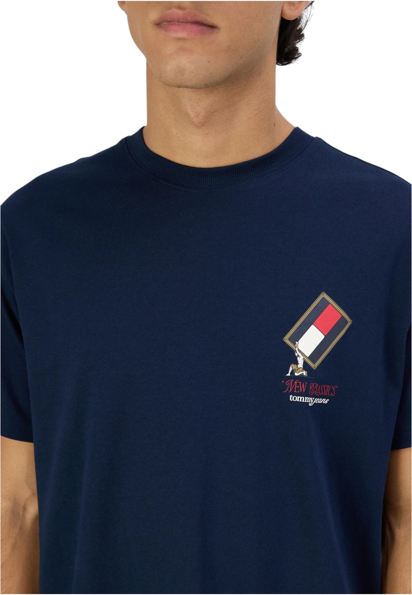 T-Shirt Manica Corta Uomo Tommy Jeans  Tjm Rlx Novelty 1