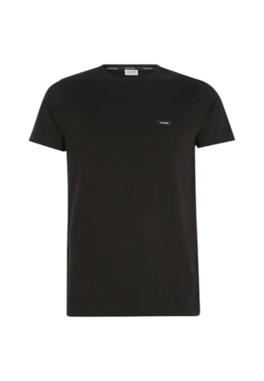 T-Shirt Manica Corta Uomo Calvin klein  Stretch Slim Fit T-S