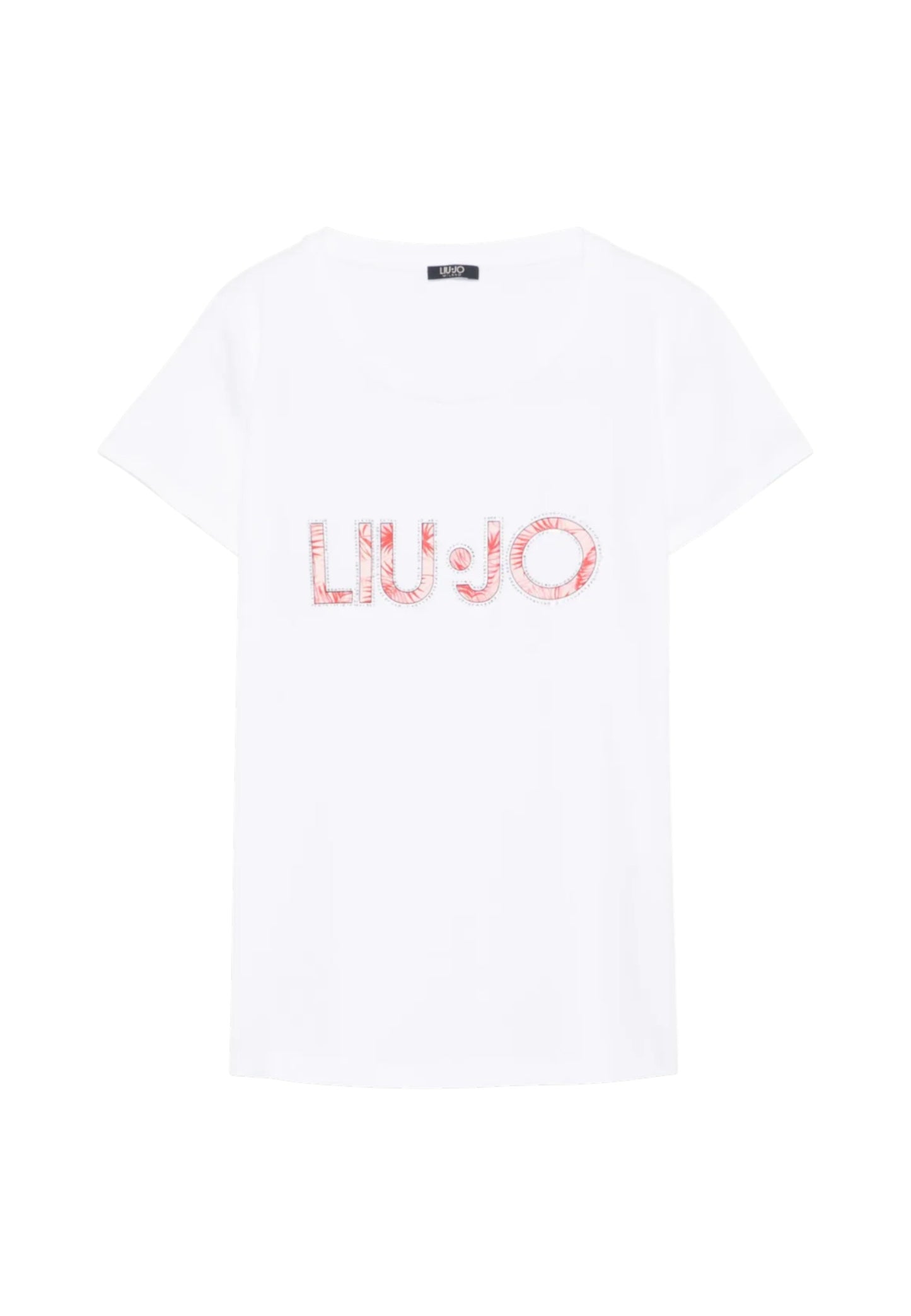 T-Shirt Manica Corta Donna Liu Jo Pink Palm