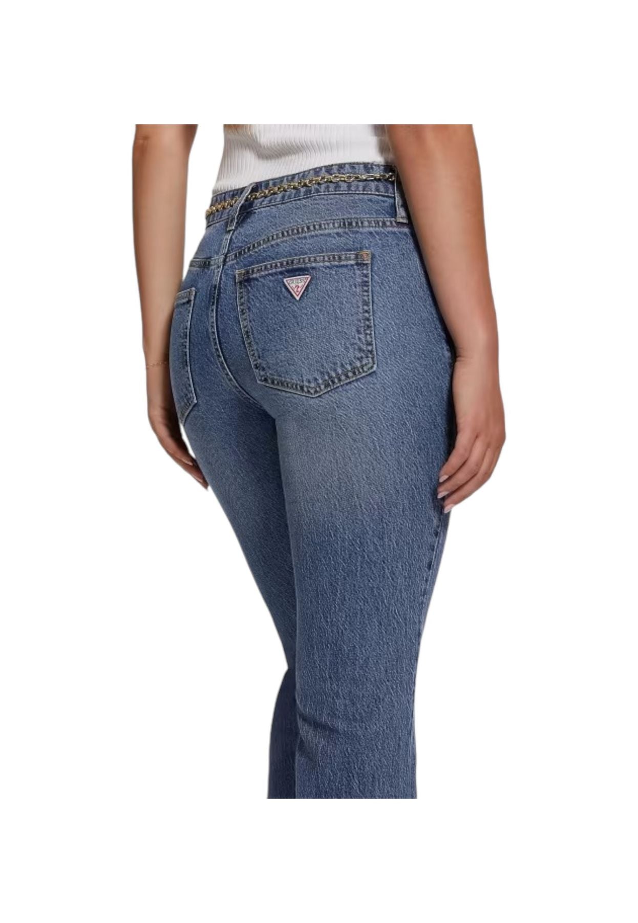 Jeans Donna Guess G-Belt Sexy Straight W3BA15D55O0
