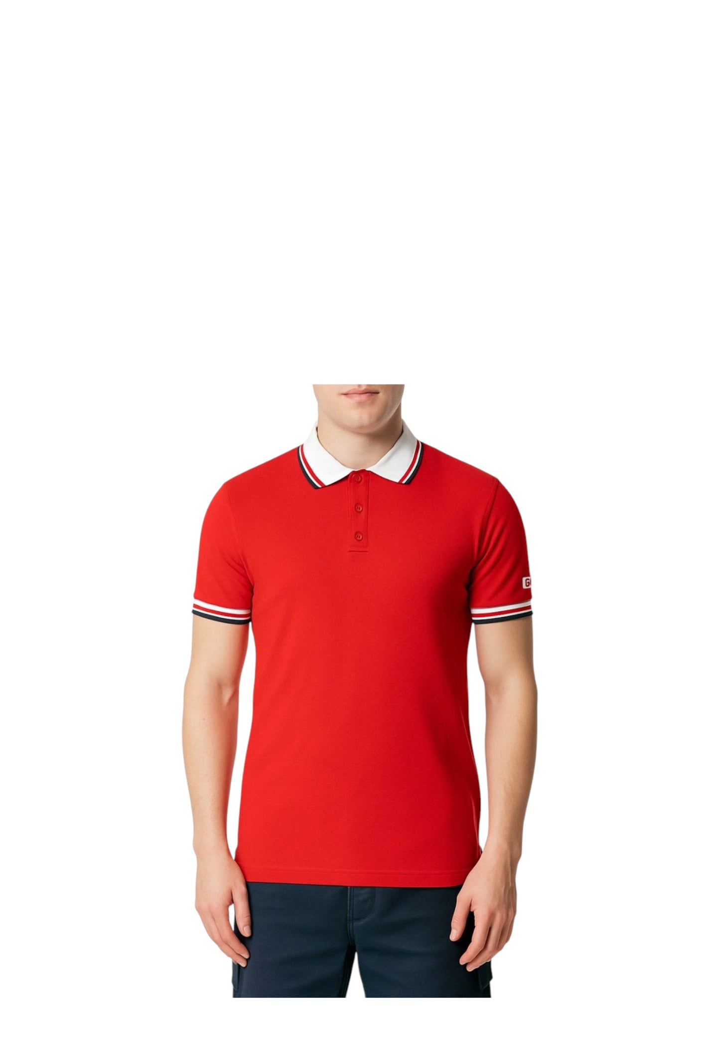Polo Manica Corta Uomo Gcds Essentials Piquet
