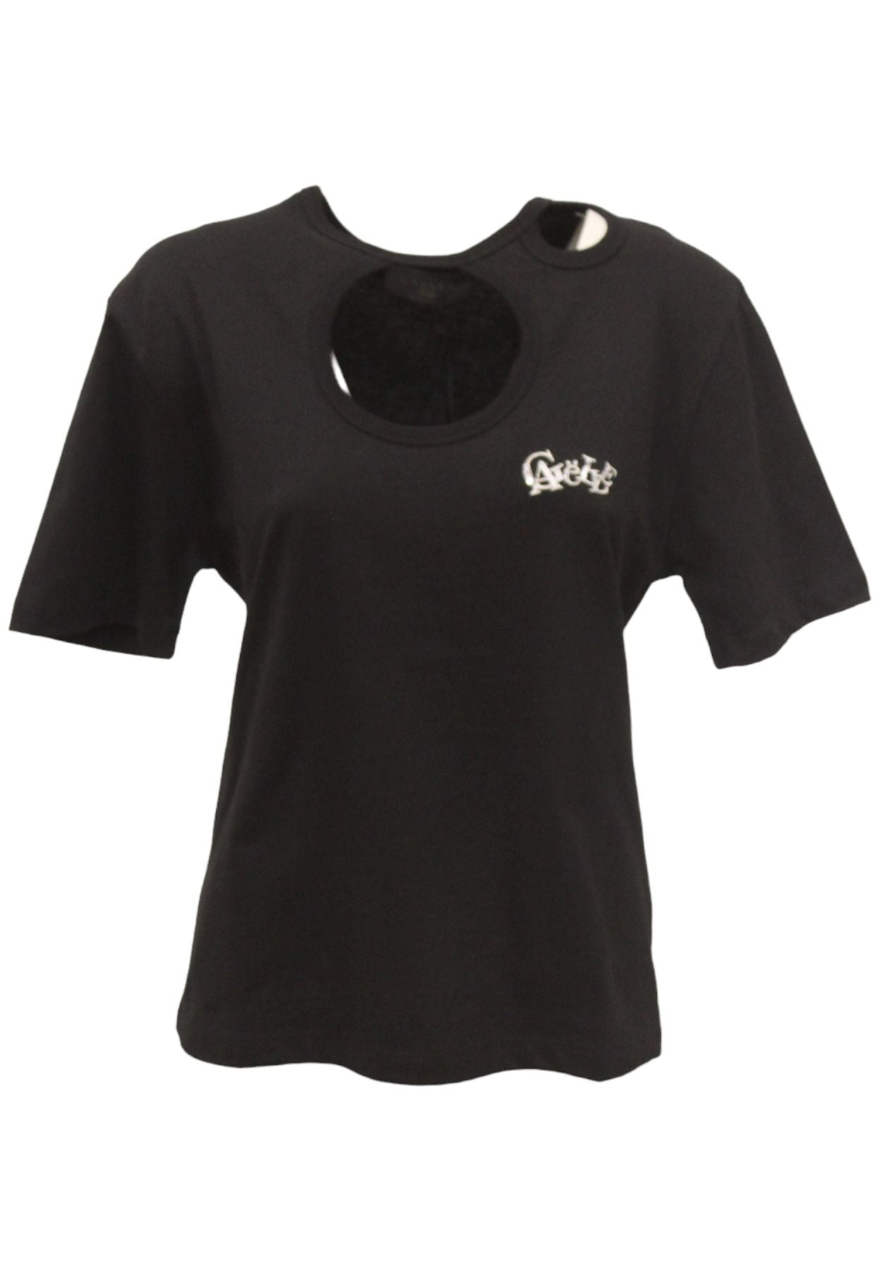 T-Shirt Manica Corta Donna Gaelle Con Dettaglio Aperture Sul Davanti GAABW00694