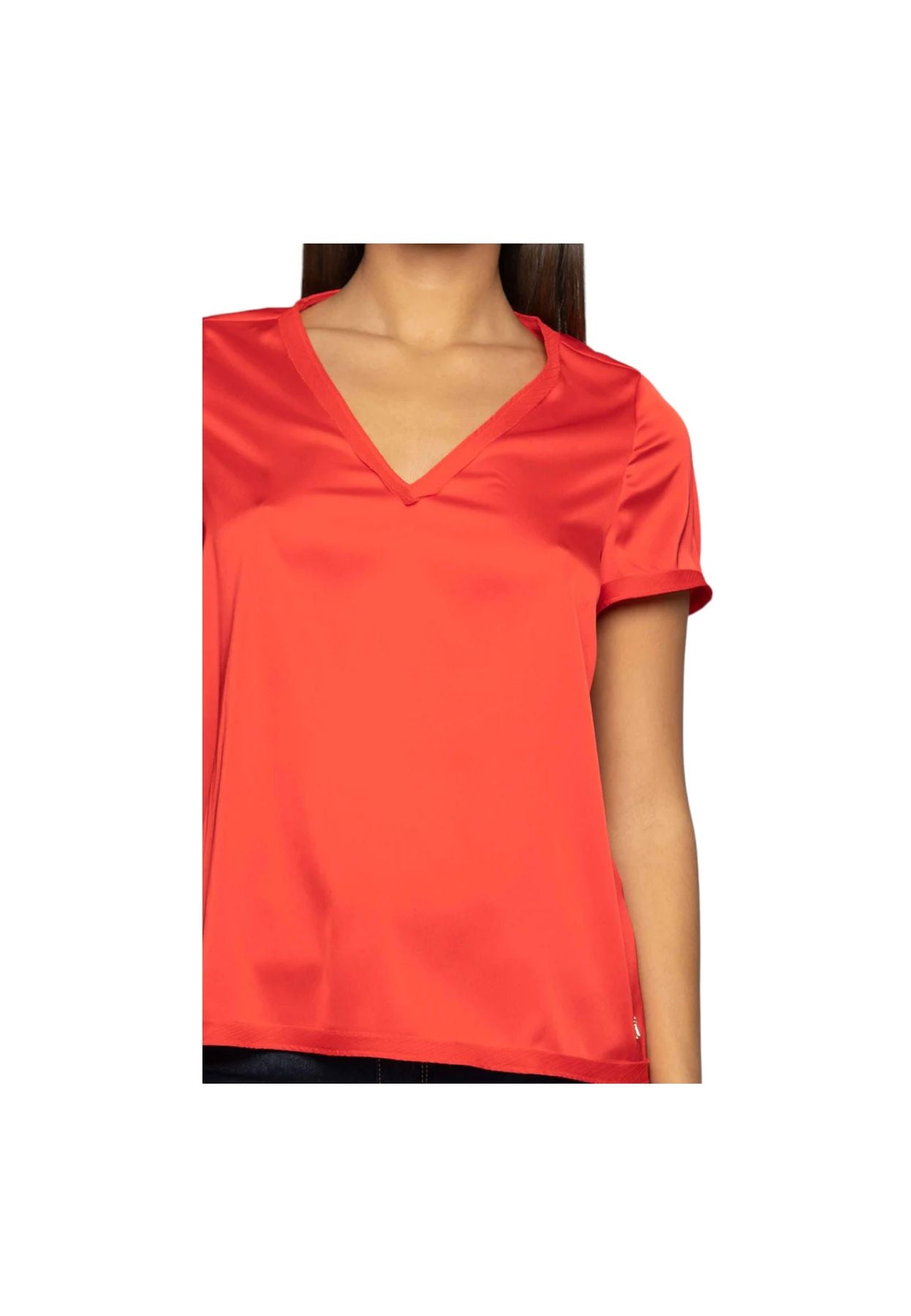 Blusa Manica Corta Donna Kocca Kusanga P24PBL1428ABUN0000