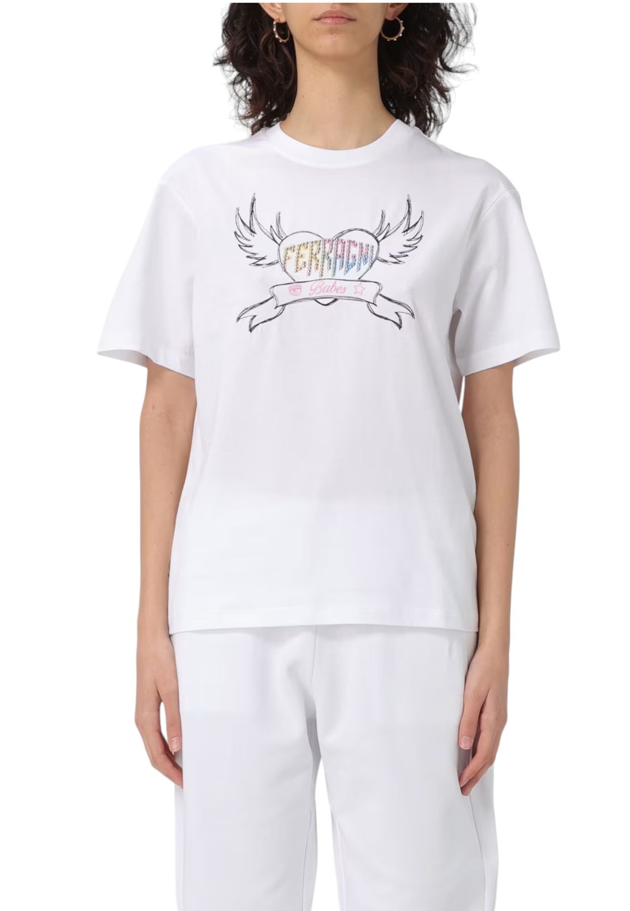 T-Shirt Manica Corta Donna Chiara Ferragni Punk 76CBHK04CJK01
