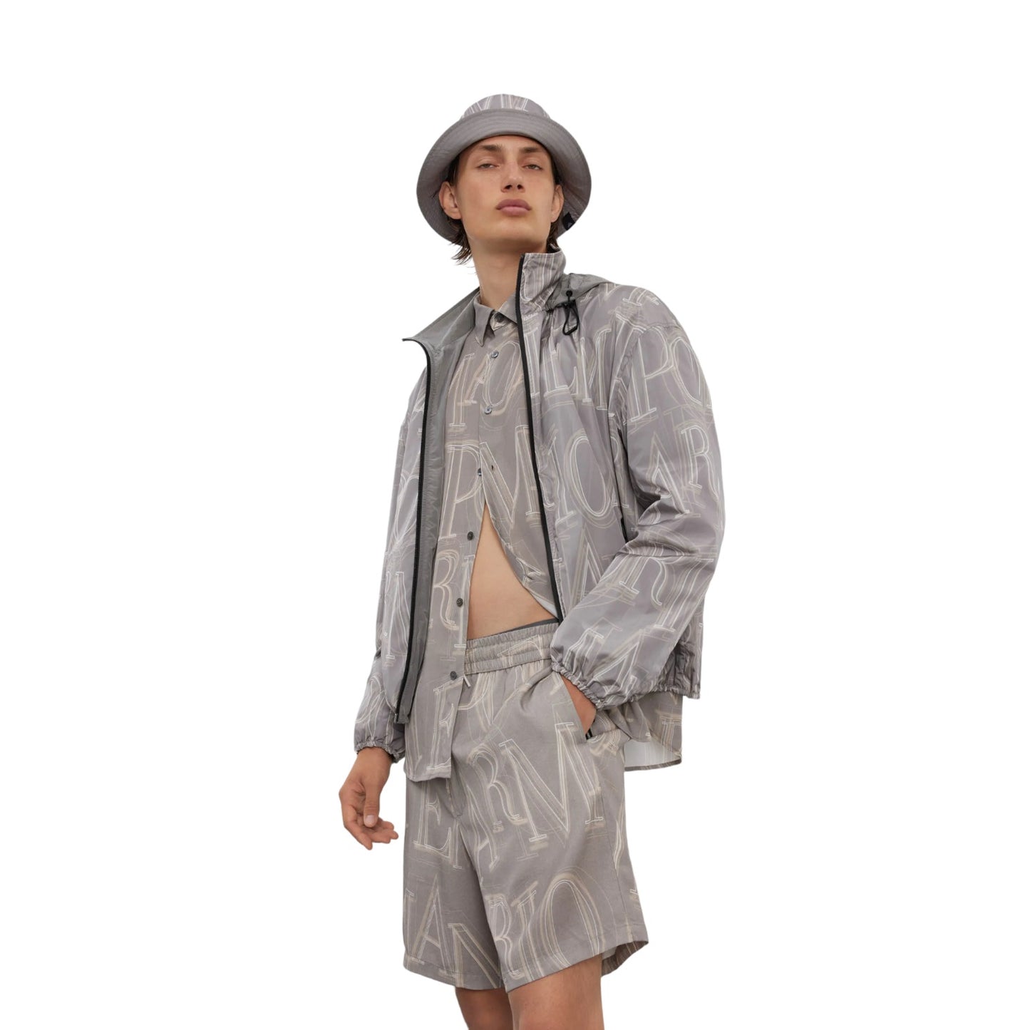 Giacca Leggera Uomo Emporio Armani Con Cappuccio Estraibile 3R1BR71NTDZ