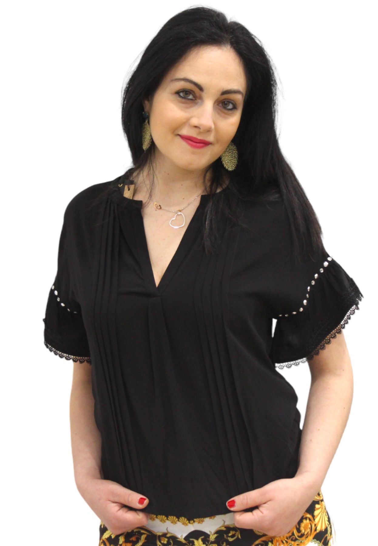 Blusa Manica Corta Donna Gaudi 311BD45007