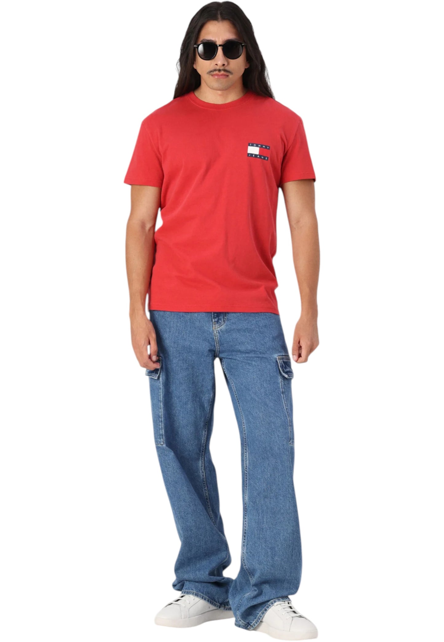 T-Shirt Manica Corta Uomo Tommy Jeans Tjm Reg Heritage Flag