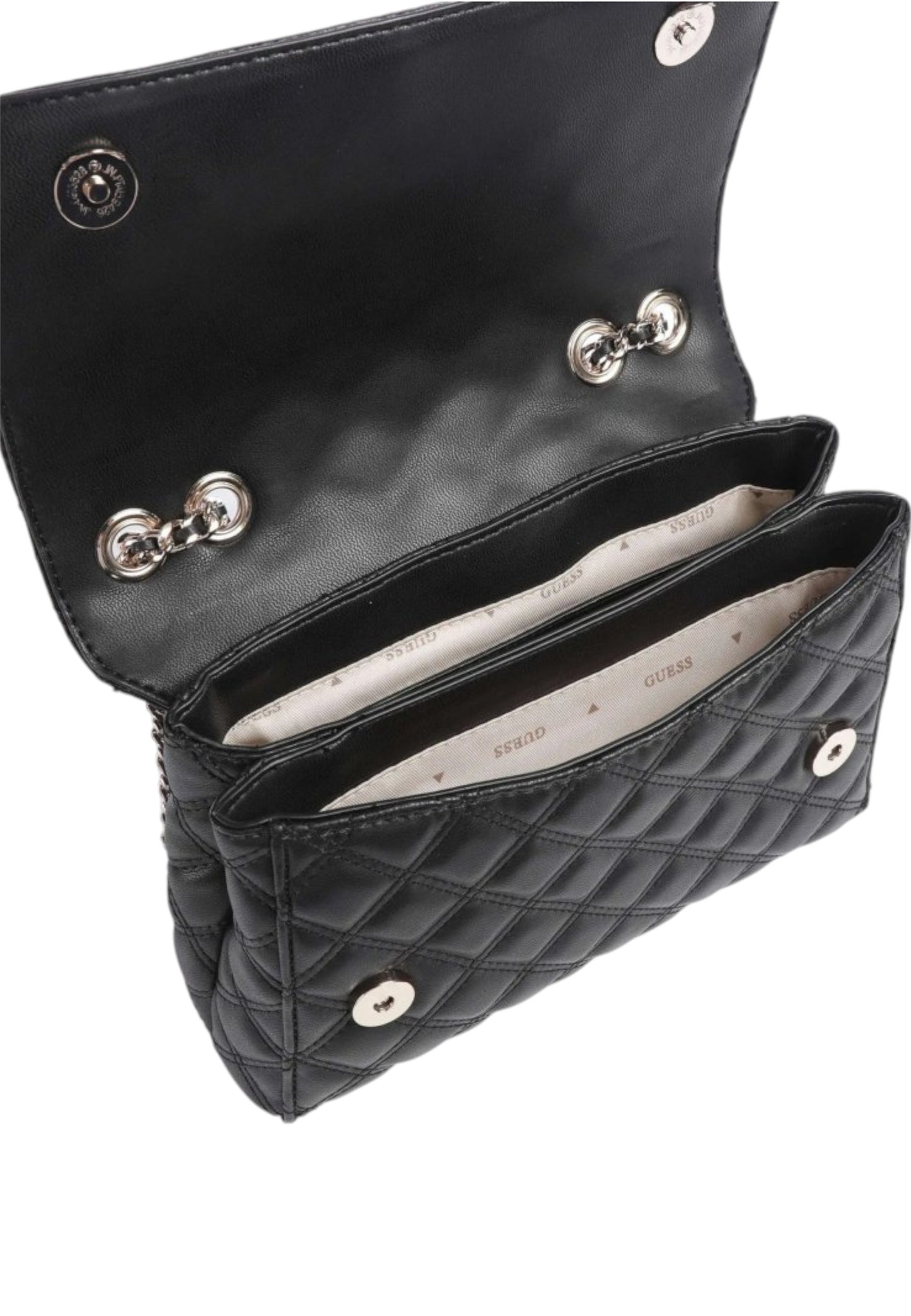 Borsa A Tracolla Donna Guess 2 Comp Convertible Flap Giully Ii HWQG9673200