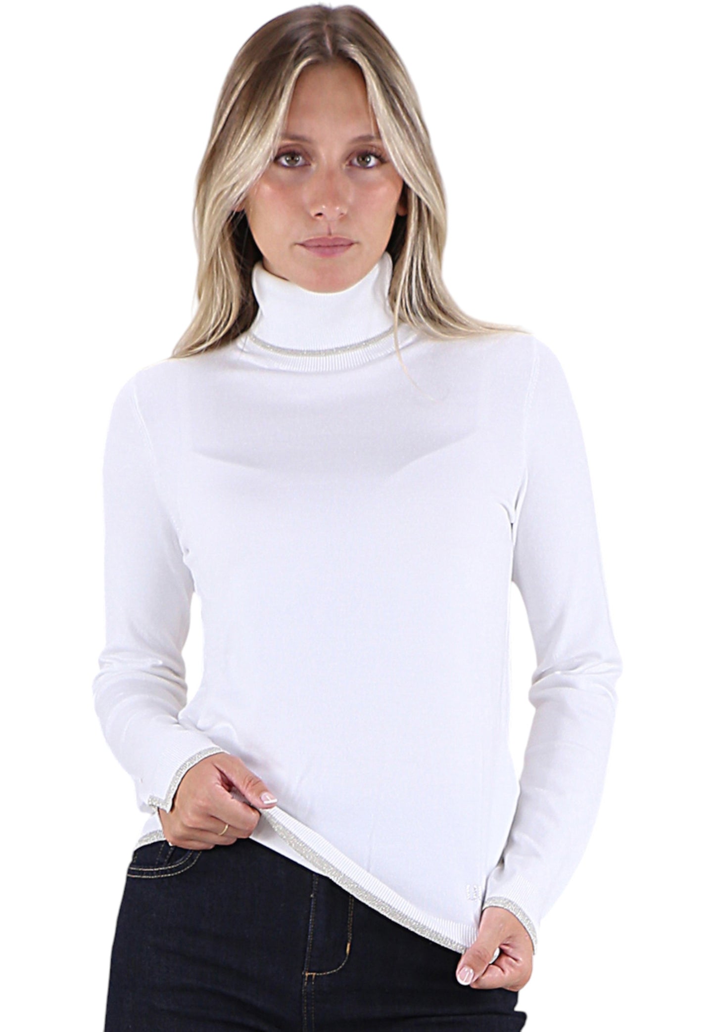 Maglione Collo Alto Donna Liu Jo MF5229MS49I