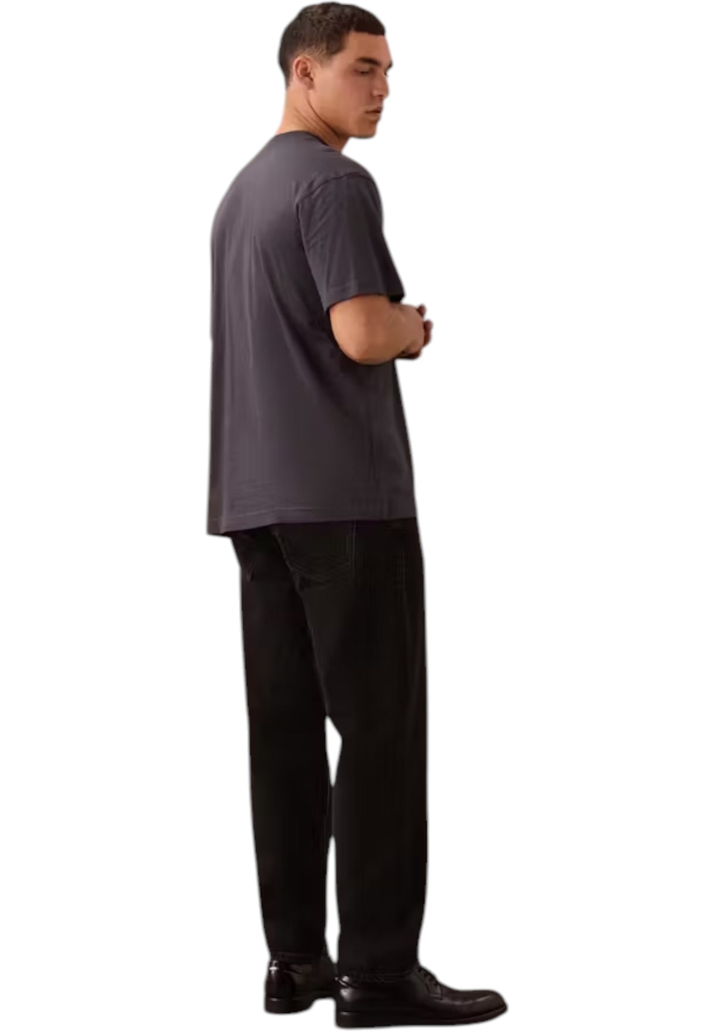 T-Shirt Manica Corta Uomo Calvin klein Jeans  Woven Label Relaxed