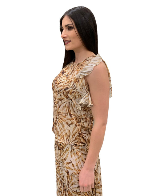 Top Senza Maniche Donna White Wise WW5722