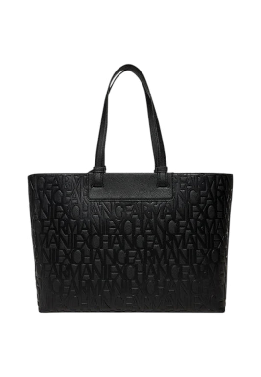 Borsa A Spalla Donna Armani Exchange Shopper Con Logo Allover XW001482AF15774