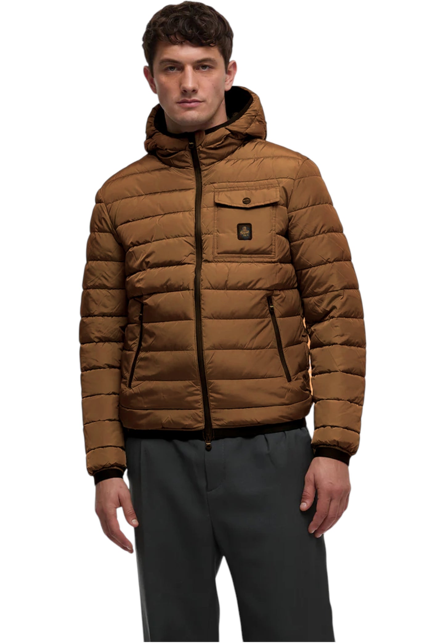 Piumino Corto Uomo Refrigiwear Con Cappuccio Josh 24AIRMG23308NY0185