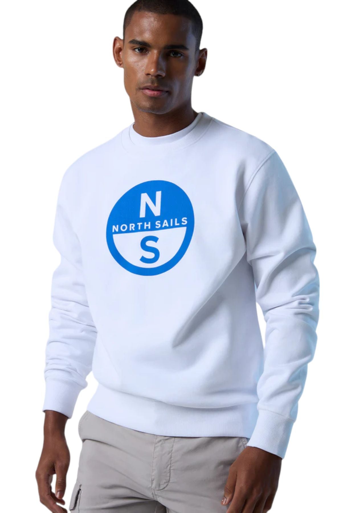 Felpa A Girocollo Uomo North Sails Con Maxi Stampa 691222