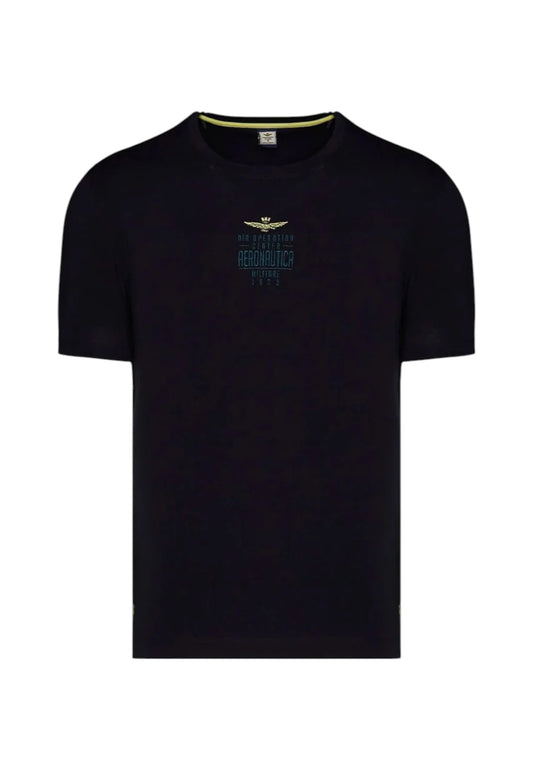 T-Shirt Manica Corta Uomo Aeronautica Militare Con Logo Ricamato  221TS1931J469