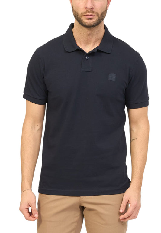 Polo Manica Corta Uomo Boss Con Toppa Con Logo Passenger 50507803
