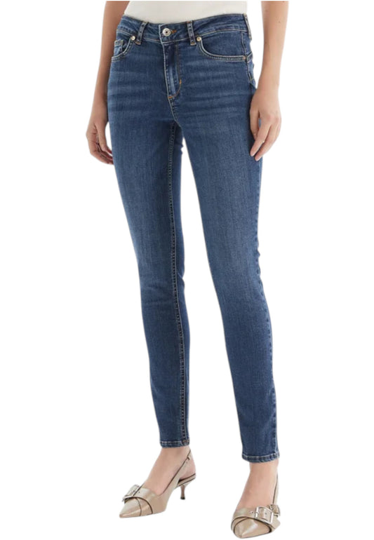 Jeans Skinny Fit Donna Liu Jo Bottom Up Vita Alta Divine UF5013D0236