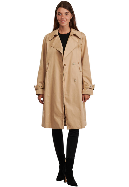 Cappotto Trench Donna Guess Con Cintura In Eco Pelle Raphaelle W5YL02WHDF1
