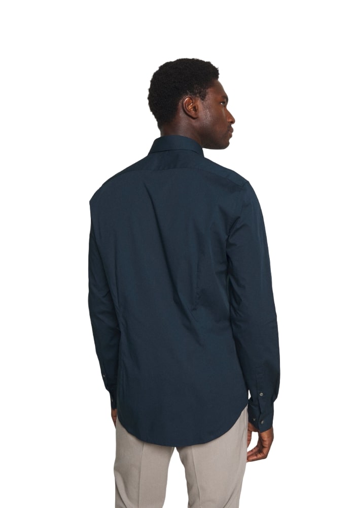 Camicia Manica lunga Uomo Calvin klein Poplin Stretch Slim K10K108229