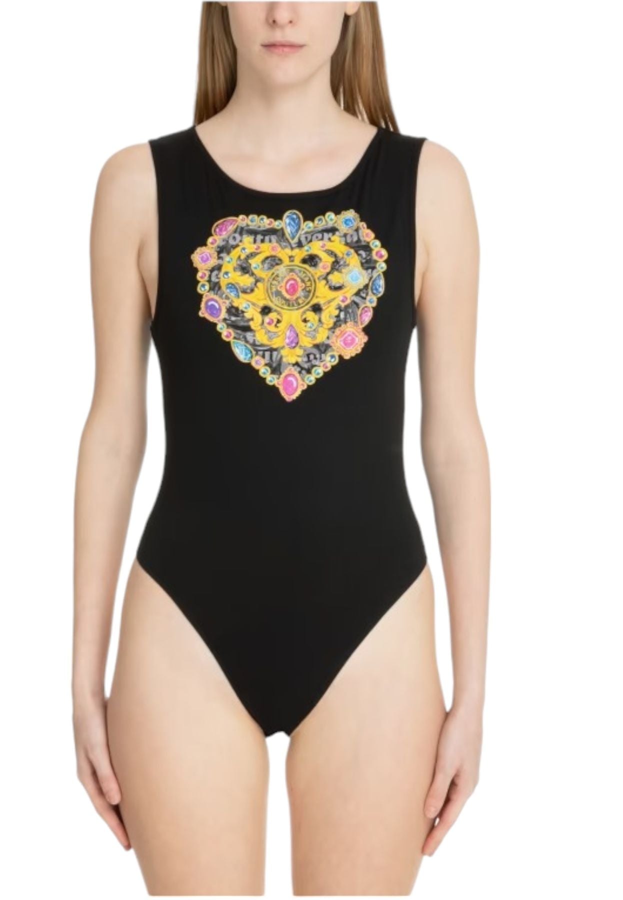 Body Senza Maniche Donna Versace Jeans Couture Heart Couture 76HAML01CJ02L