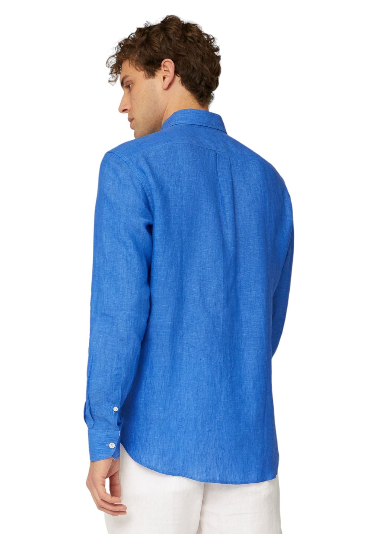 Camicia Manica lunga Uomo Harmont & Blaine In Lino CRL014010883B