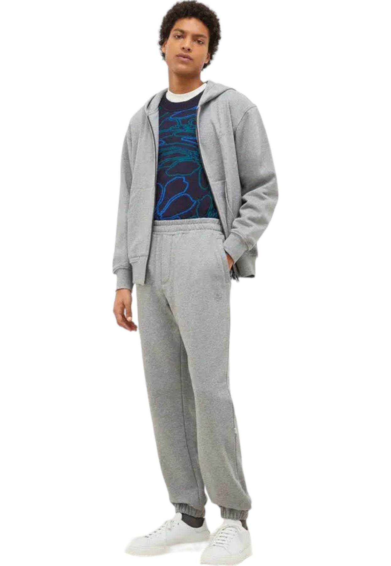 Felpa Con Zip Uomo Liu Jo M222P203LOGOZIP