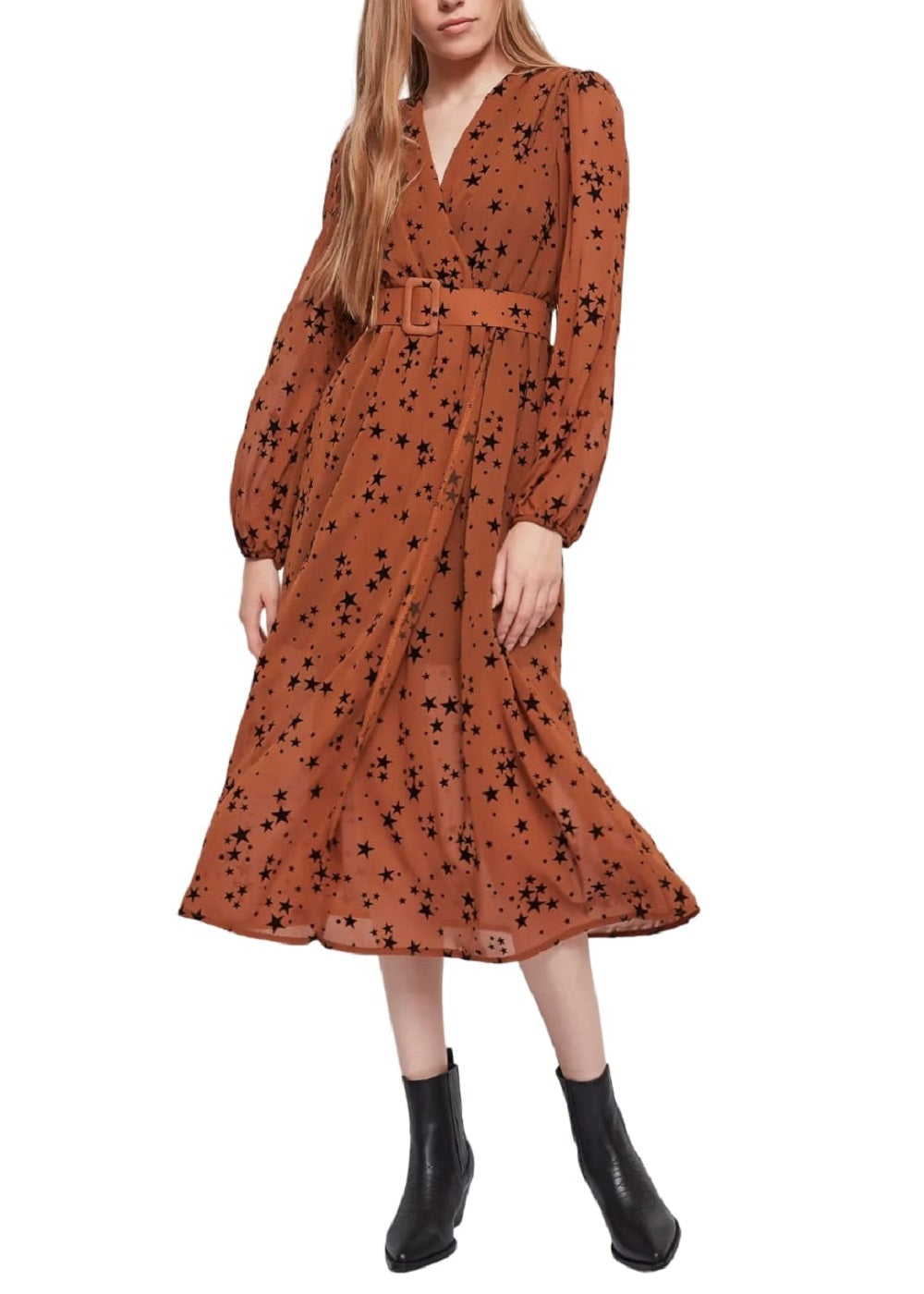 Vestito Lungo Donna Denny Rose Con Cintura 221ND15020