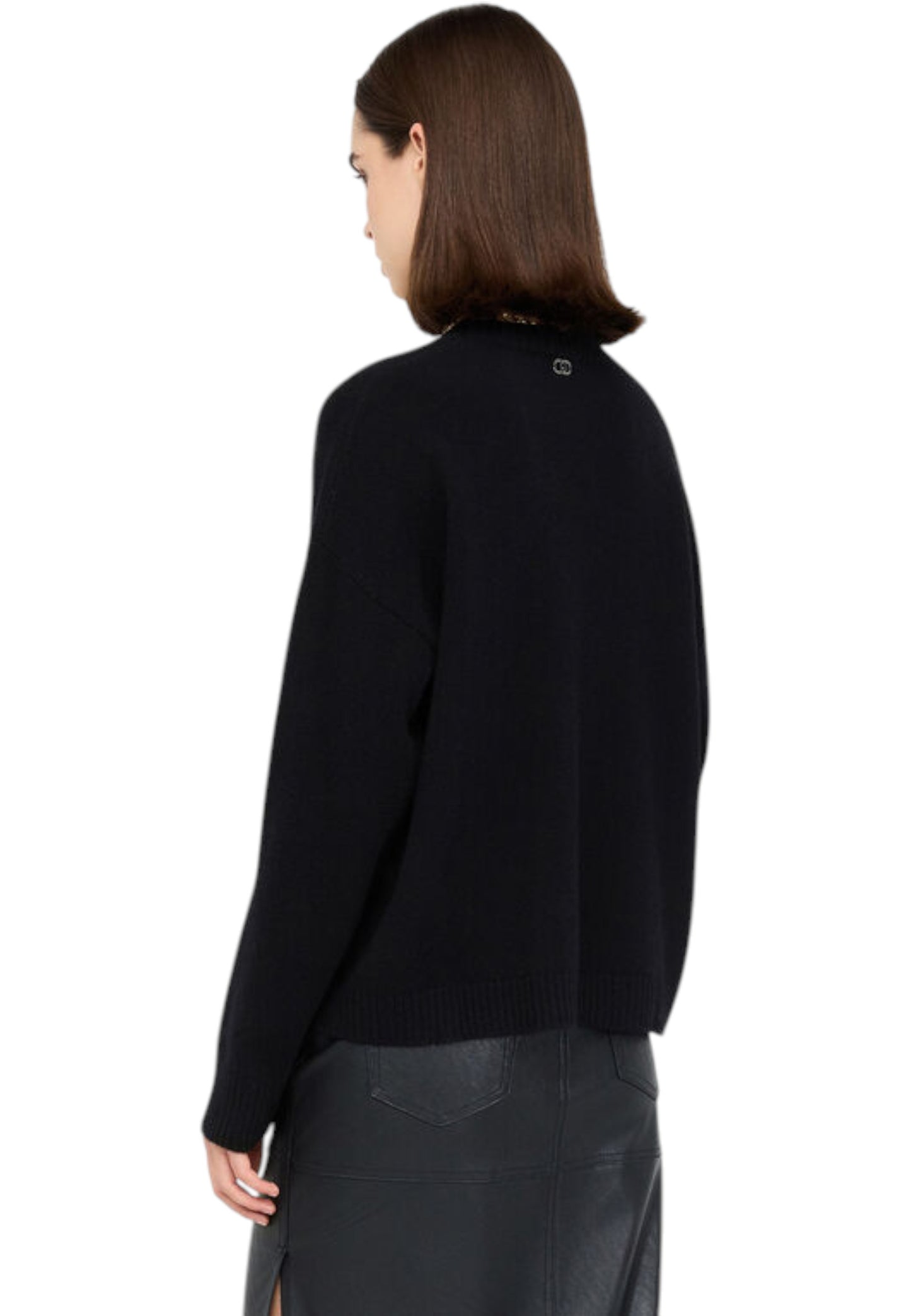 Maglione A Girocollo Donna Liu Jo Con Cut-Out MF5039MS009