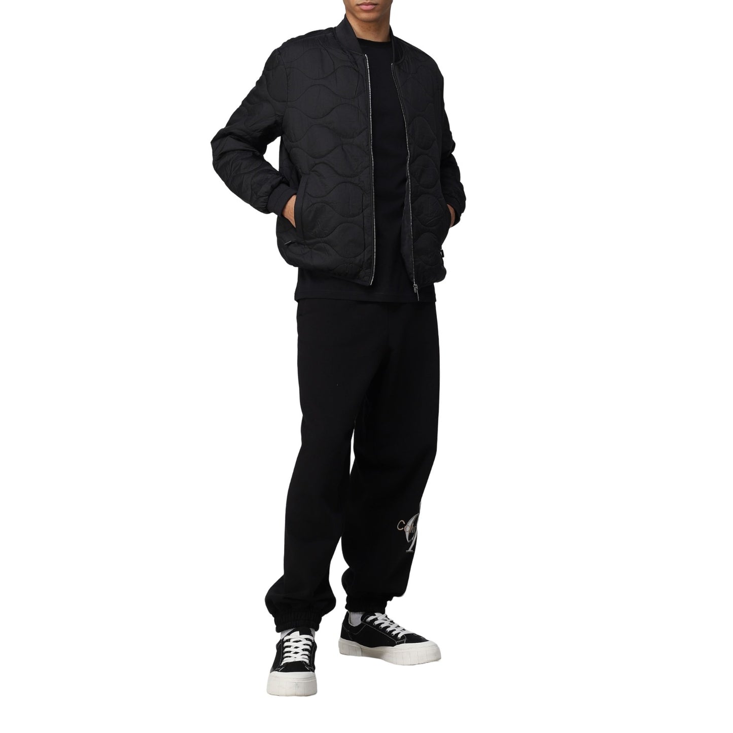 Giacca Bomber Uomo Calvin klein Crinkle Onion Quilt K10K110680