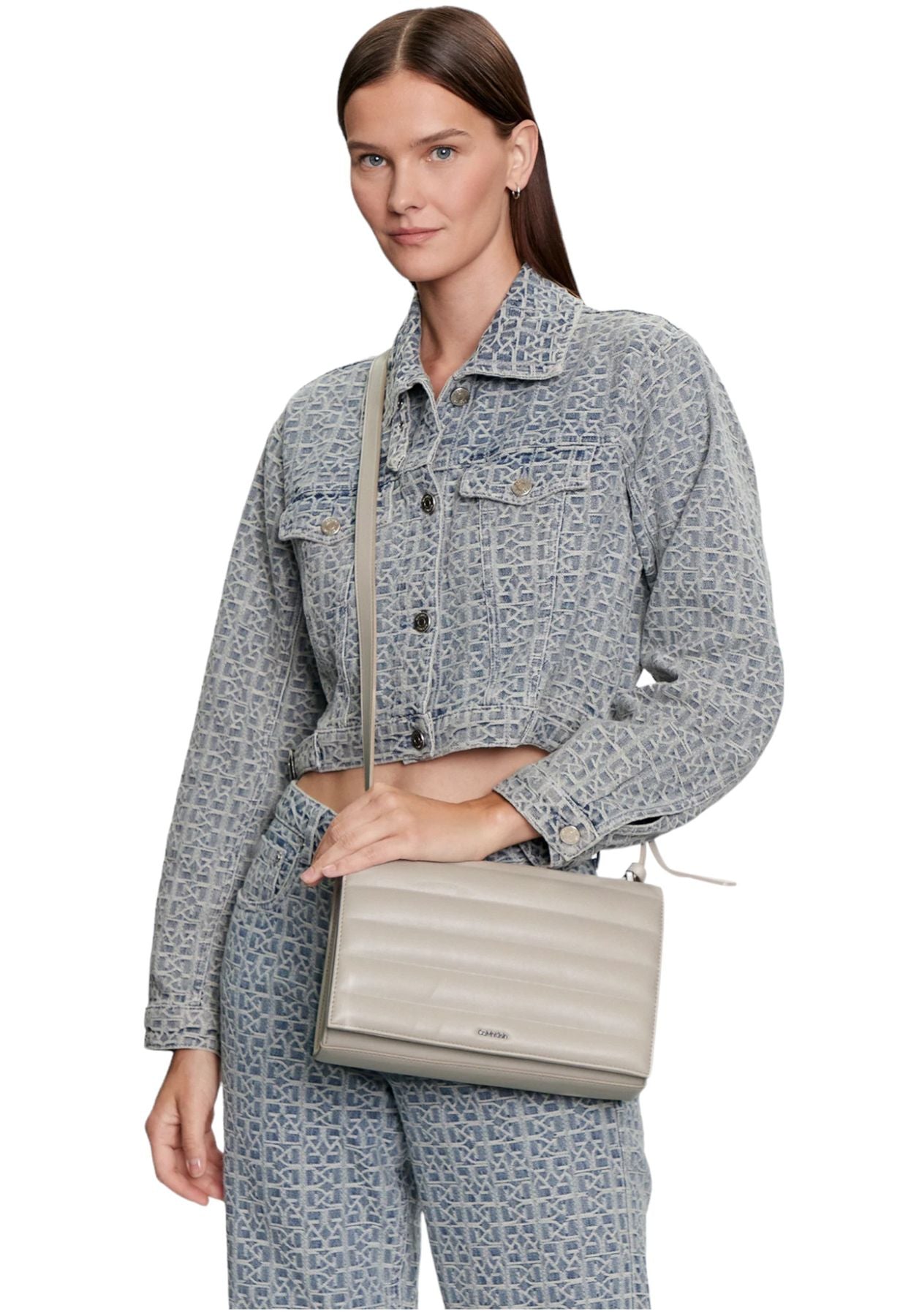 Borsa A Tracolla Donna Calvin klein Convertible Shoulder Bag Line Quilt K60K612117