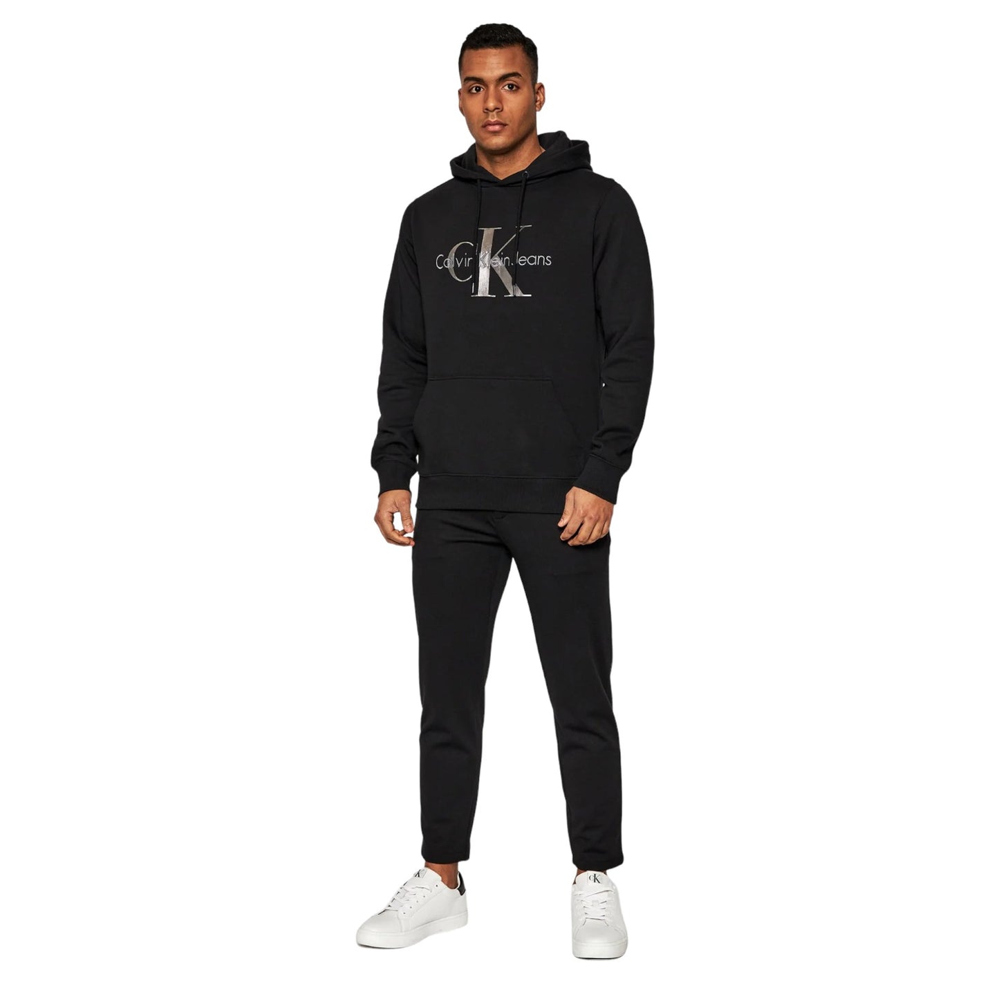 Felpa Con Cappuccio Uomo Calvin klein Jeans Seasonal Monologo Regular J30J320805
