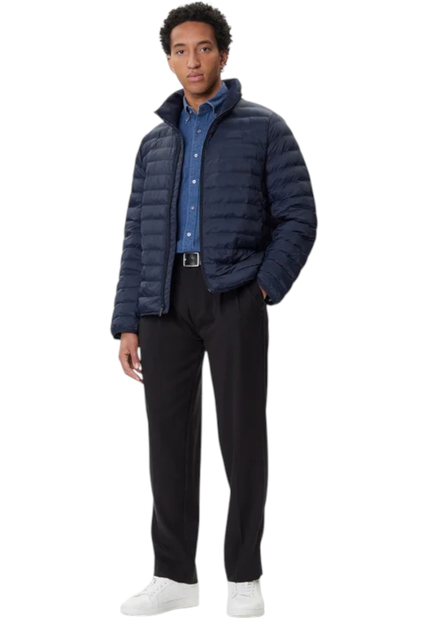 Piumino Corto Uomo Calvin klein Leggero Nylon Channeled LV04LC506G