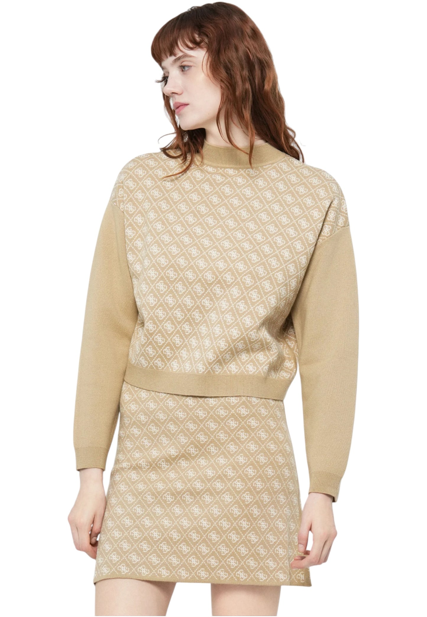 Maglione Collo Alto Donna Guess Aubrey 4G W5BR23Z3JD2