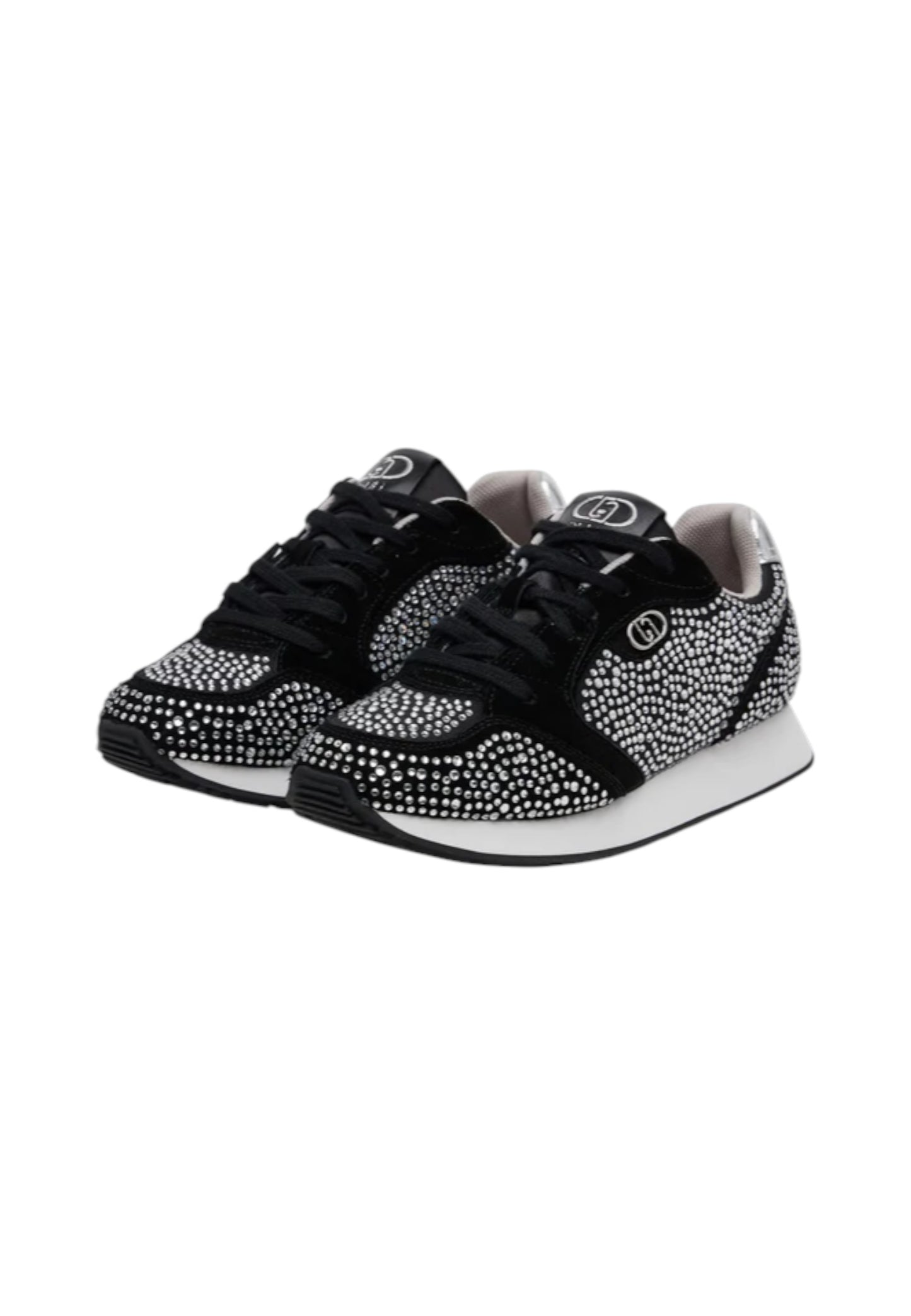 Sneakers Basse Donna Liu Jo Cow Suede/Satin/Strass Vibe