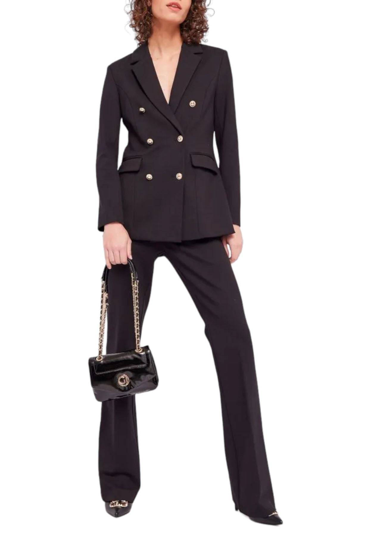 Giacca Blazer Donna Gaudi In Punto Stoffa Doppiopetto 321BD34002