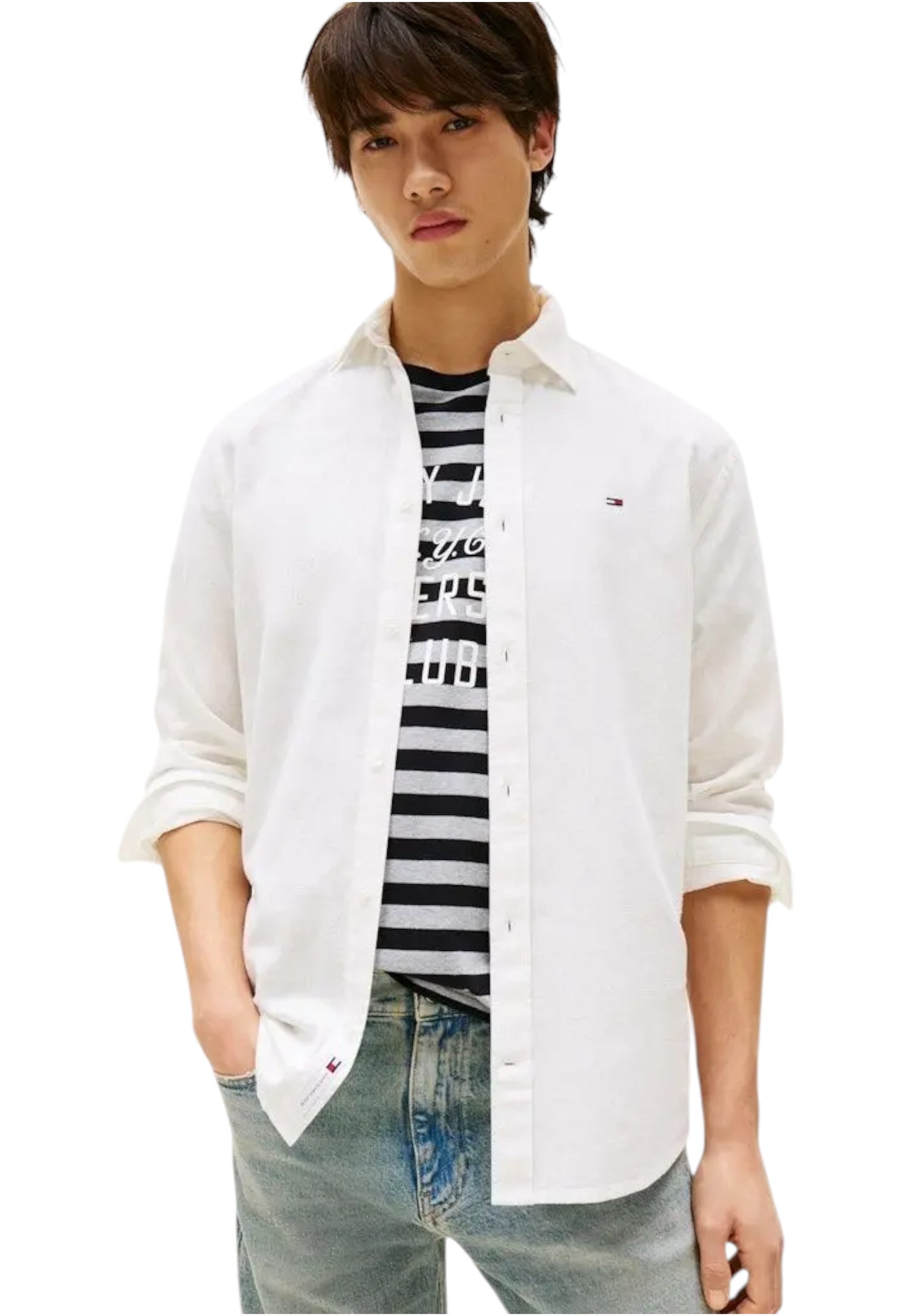 Camicia Manica lunga Uomo Tommy Jeans