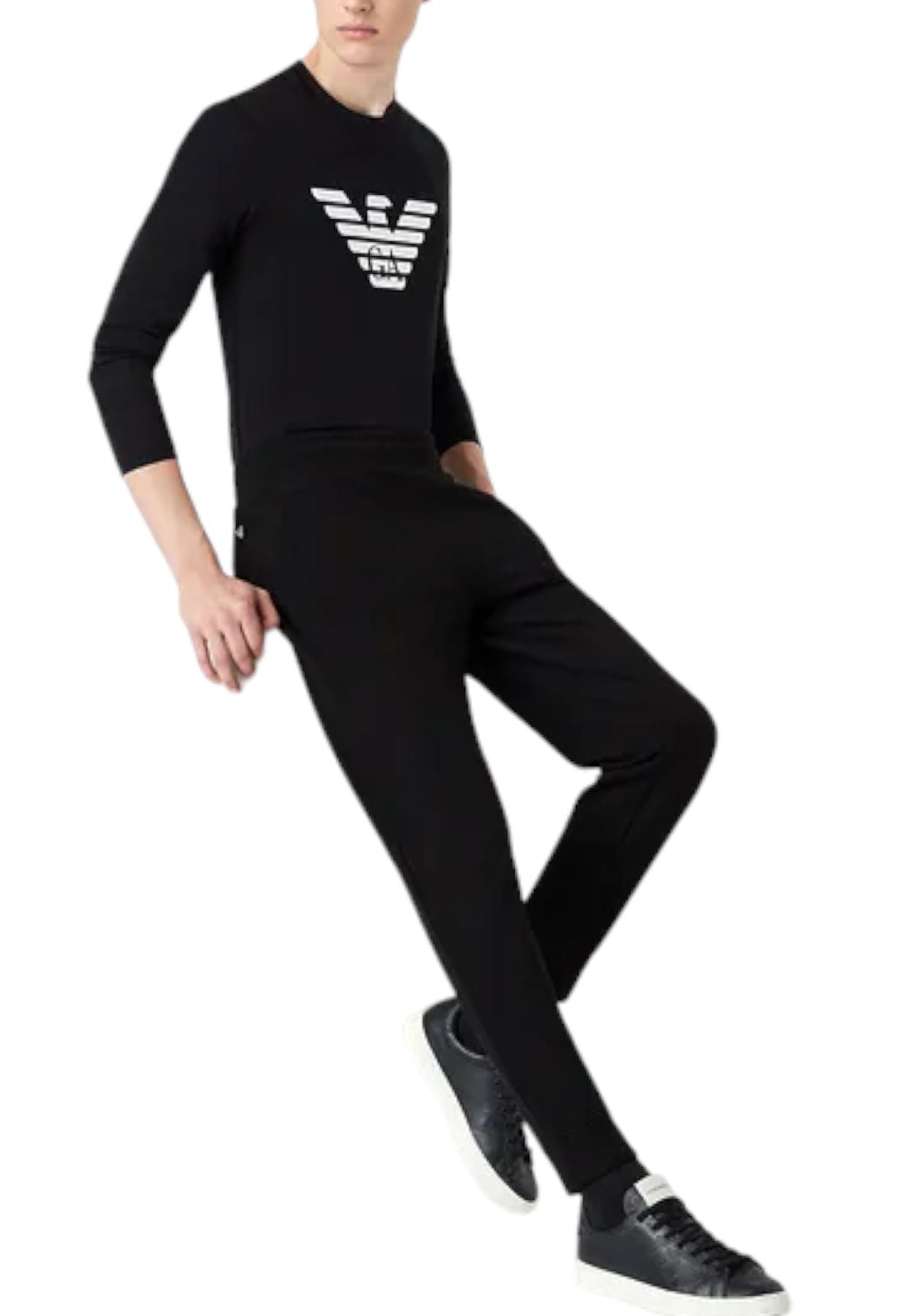 T-Shirt Manica lunga Uomo Emporio Armani Aquila 8N1TN81JPZZ