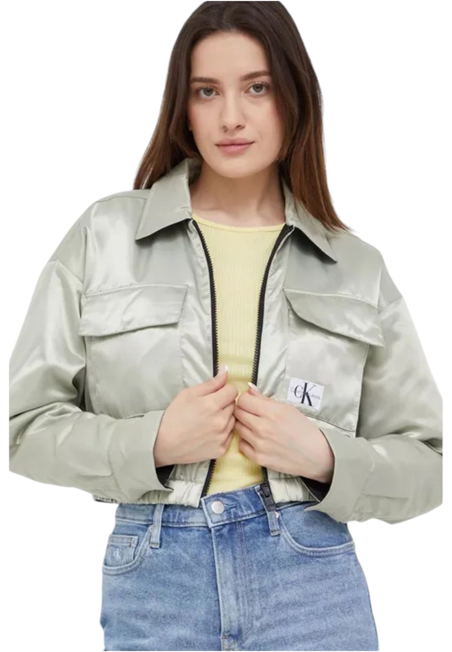 Giacca Bomber Donna Calvin klein Jeans Crop J20J219013