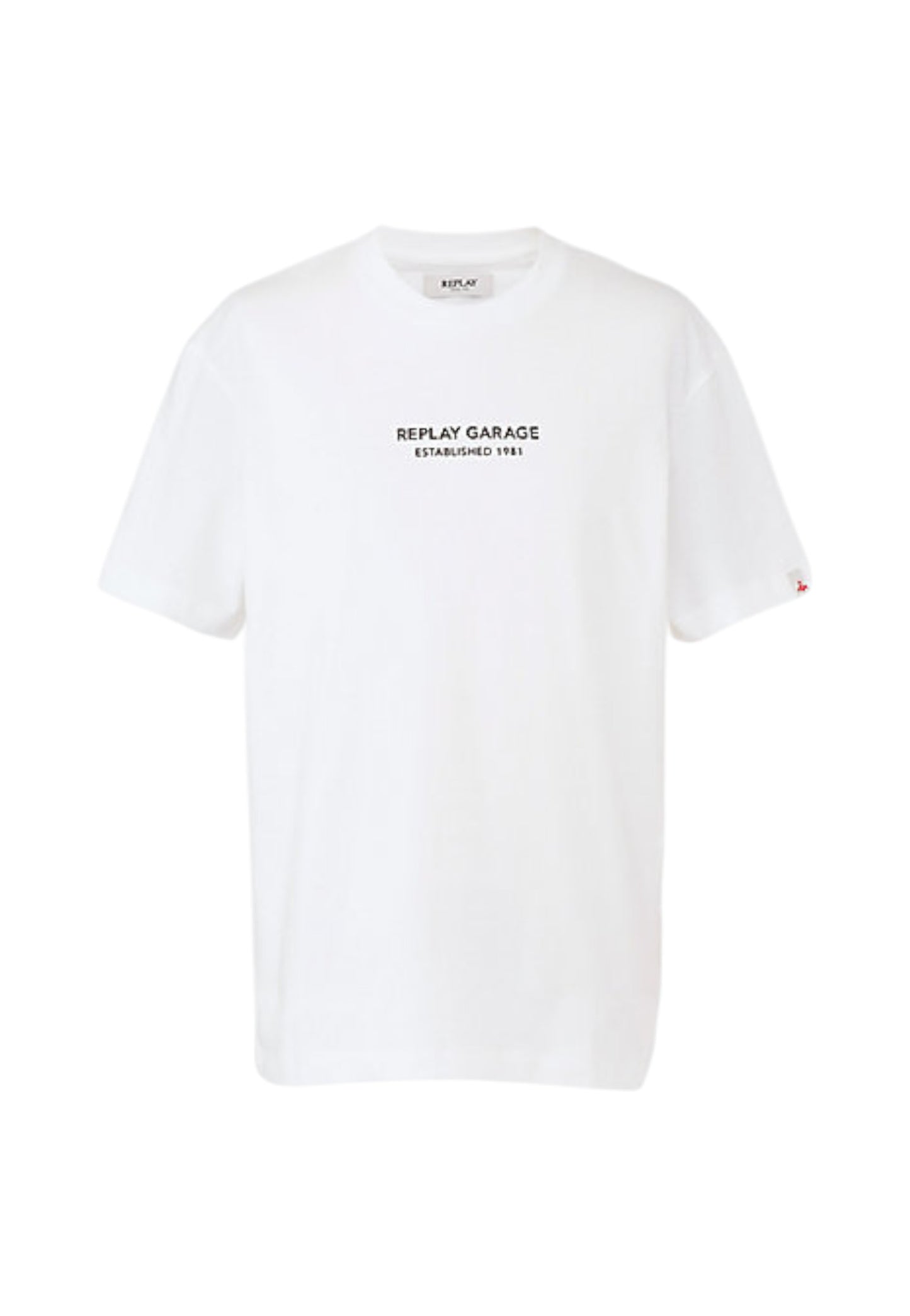 T-Shirt Manica Corta Uomo Replay Relaxed Fit Con Stampa