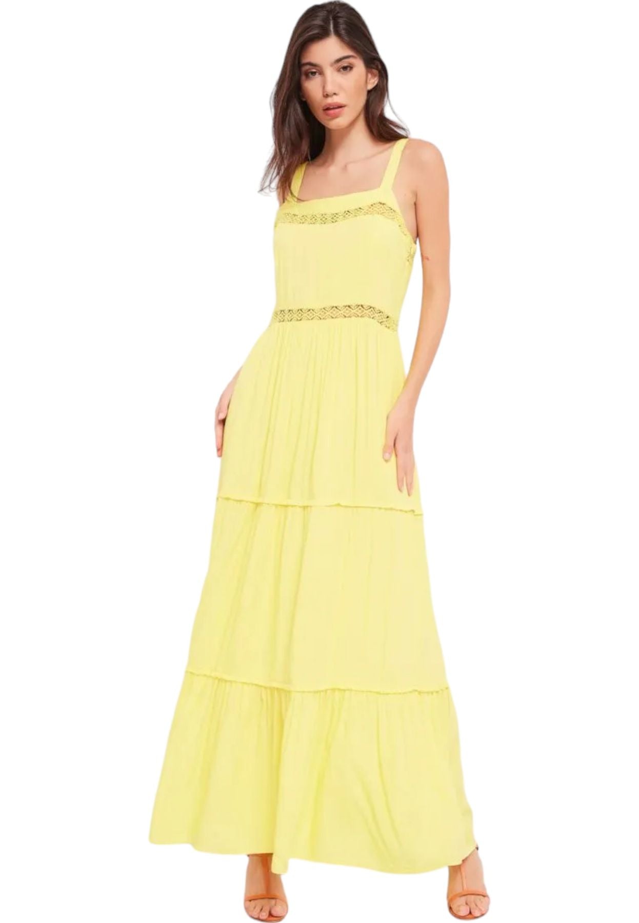 Vestito Lungo Donna Gaudi Con Spalline 411BD15010