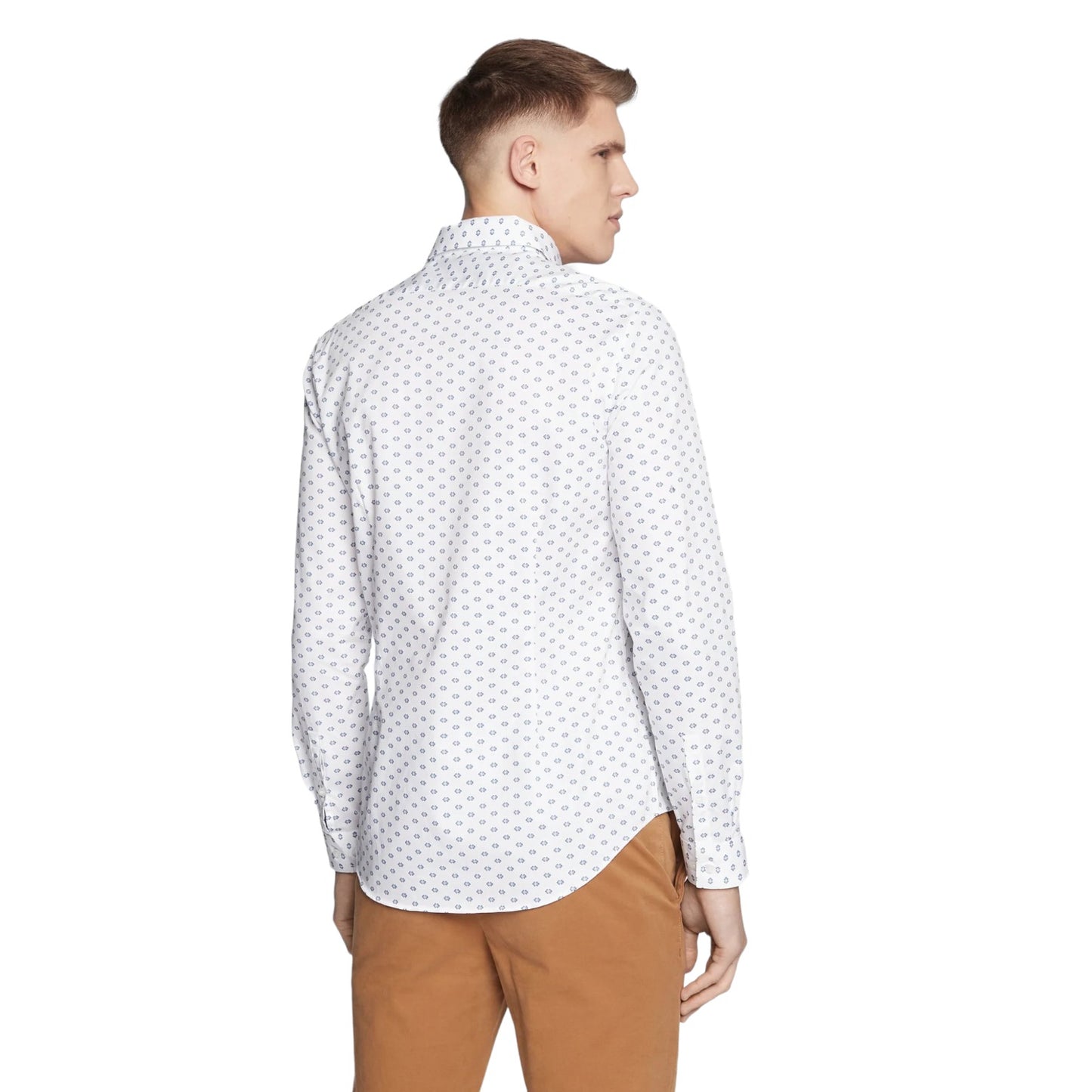 Camicia Manica lunga Uomo Calvin klein Ck Logo Print Slim K10K110930