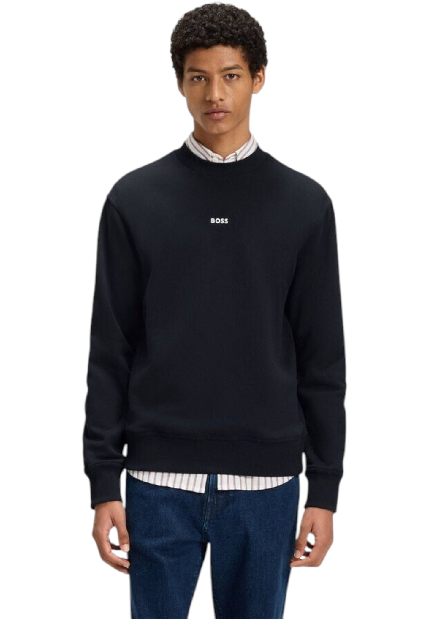 Felpa A Girocollo Uomo Boss WeSmallcrew 50514541